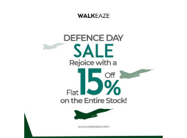 WalkEaze Defence Day Sale FLAT 15% off on Entire Stock